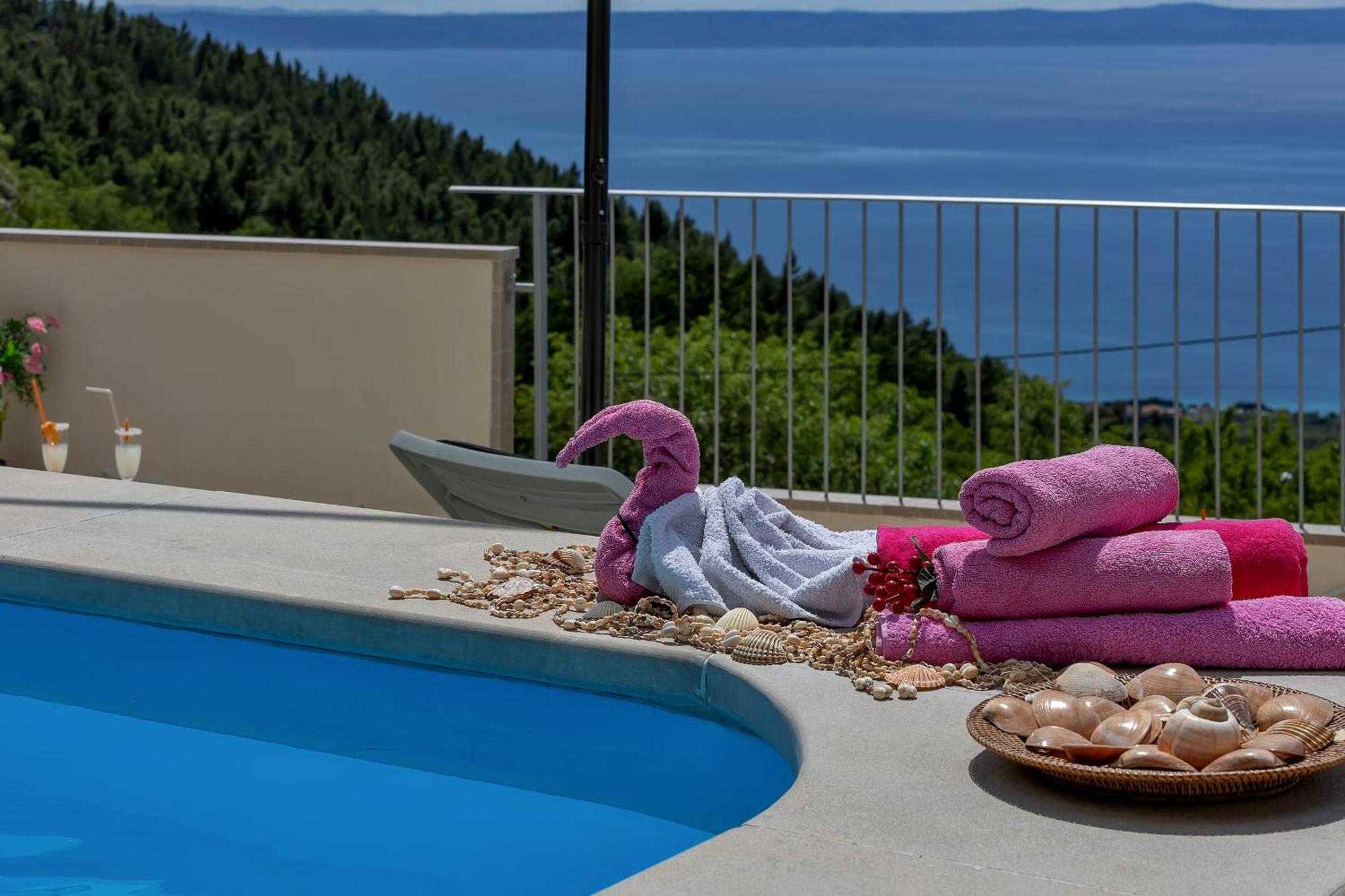 Holiday Home Marta With Heated Pool,Grill,Sea View Bast Buitenkant foto